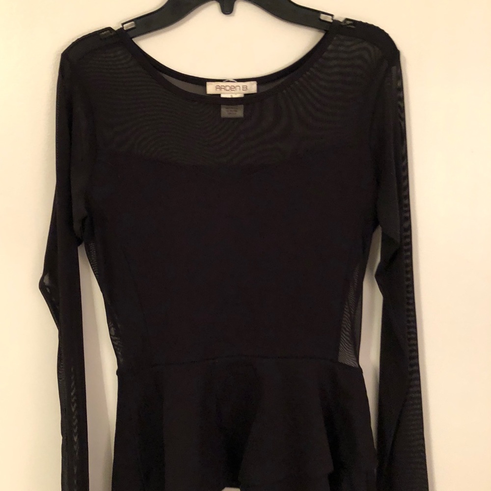 Black long sleeve shirt
